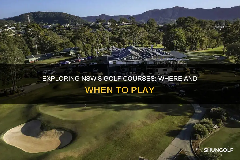 can you play golf in nsw