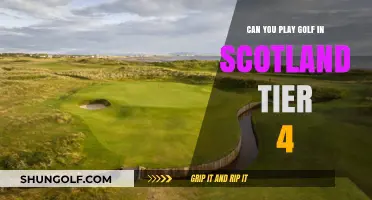 Golf in Scotland Tier 4: Rules, Restrictions, and Playing Possibilities