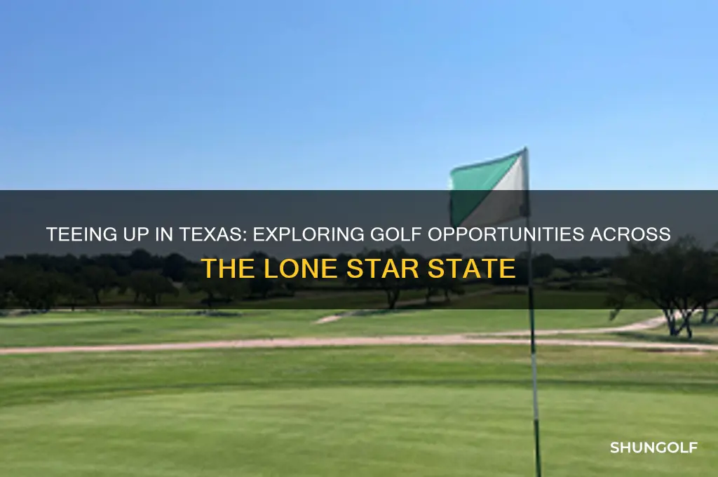 can you play golf in texas
