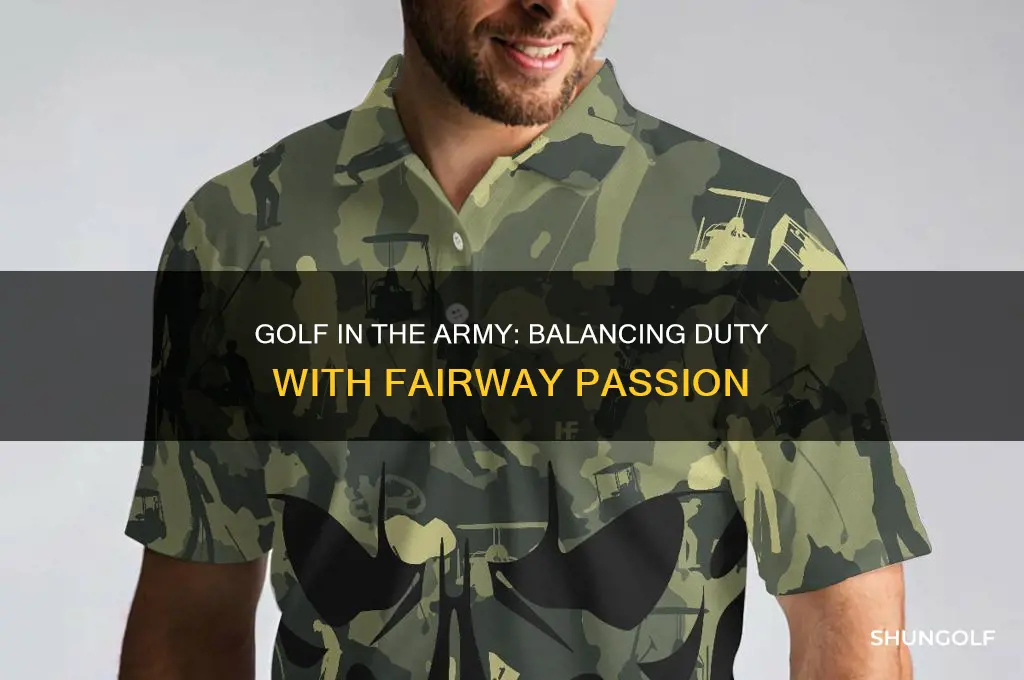 can you play golf in the army