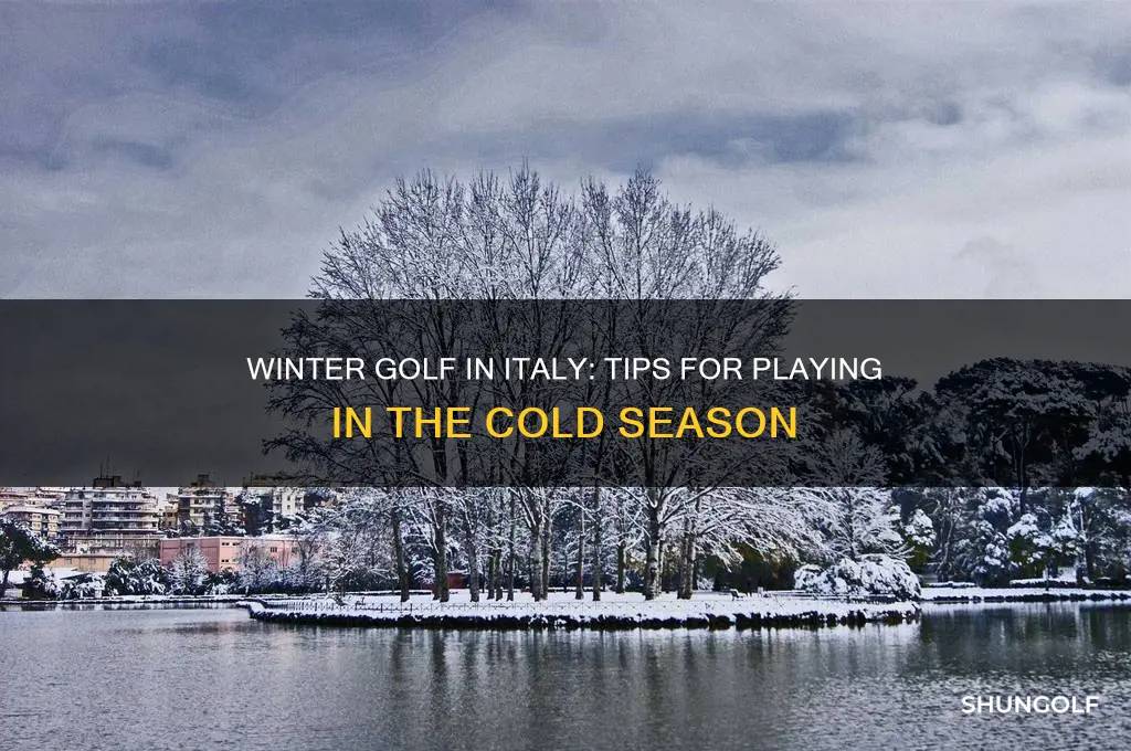 can you play golf in the winter italy