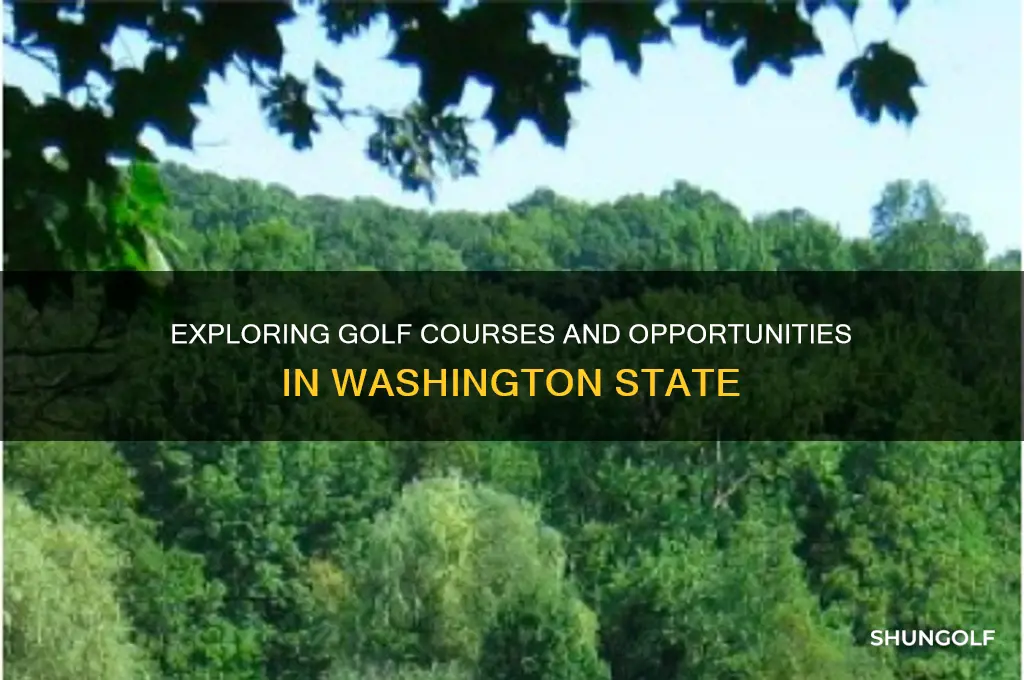 can you play golf in wa