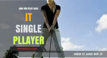 Can You Play Golf Solo? Exploring the Single-Player Experience