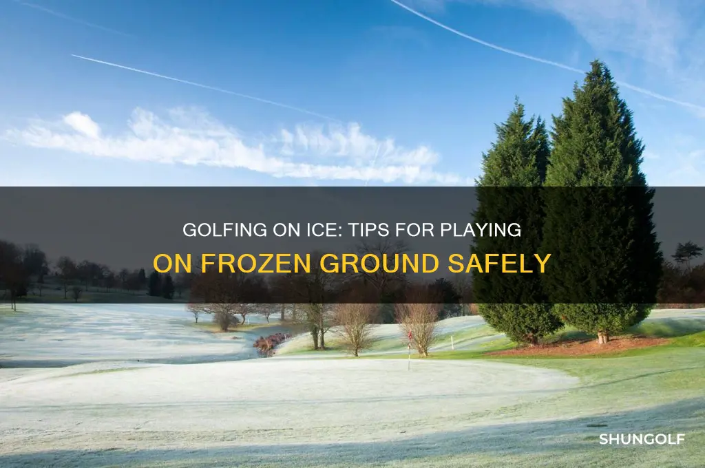 can you play golf on frozen ground