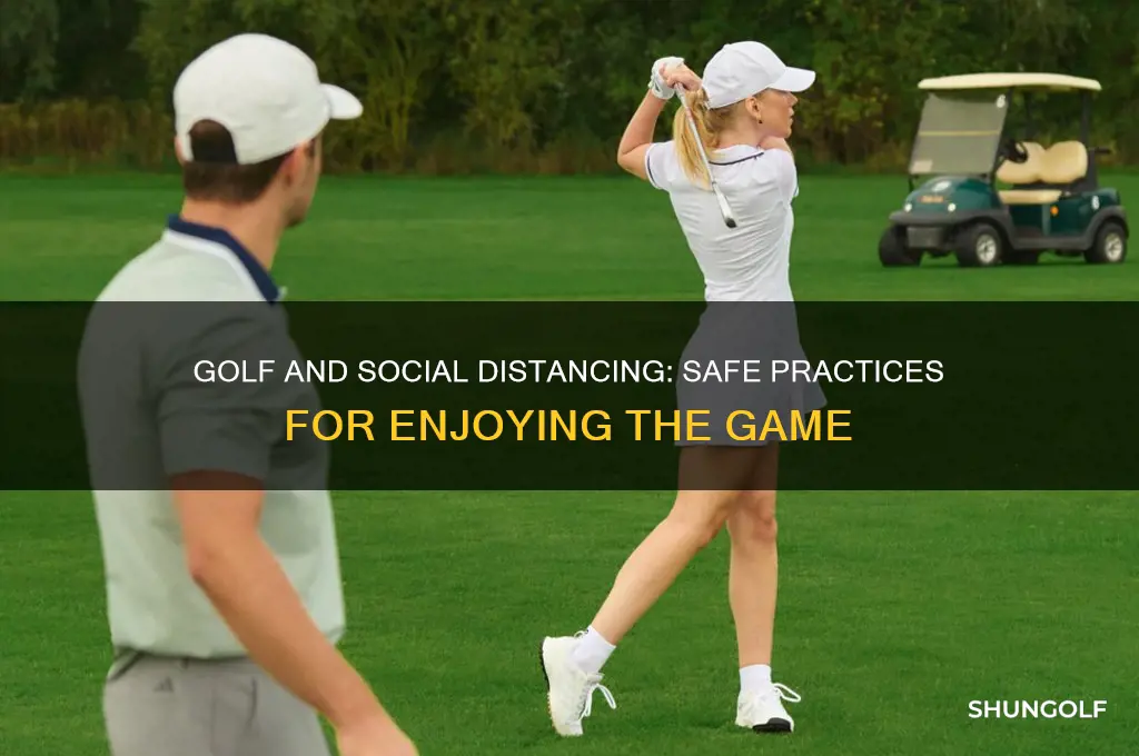 can you play golf while social distancing