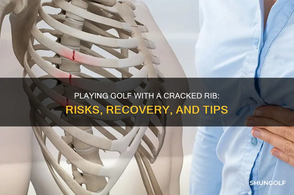 can you play golf with a cracked rib