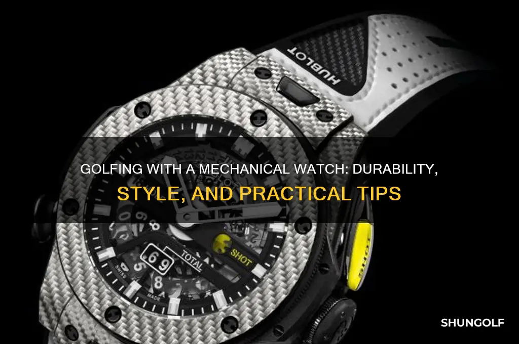 can you play golf with a mechanical watch