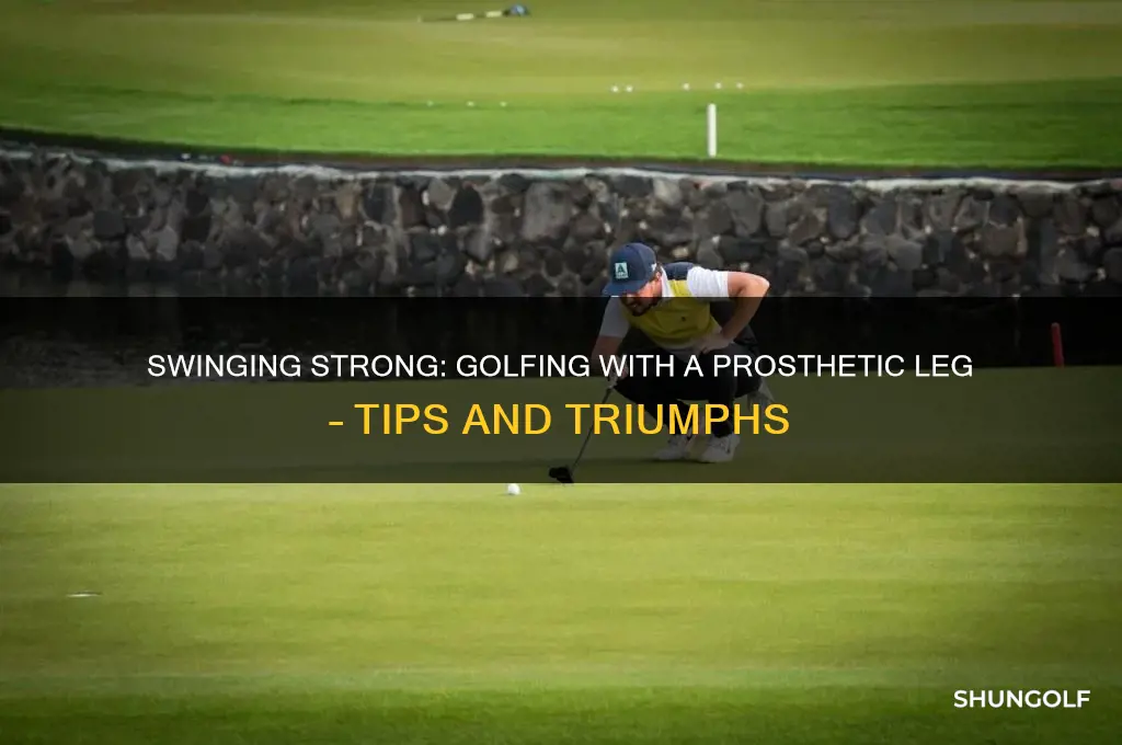 can you play golf with a prosthetic leg