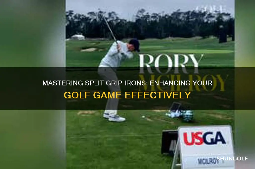 can you play golf with a split grip irons