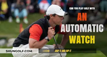 Can You Play Golf with an Automatic Watch? Find Out Here
