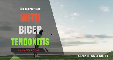 Golfing with Bicep Tendonitis: Tips for Safe Play and Recovery