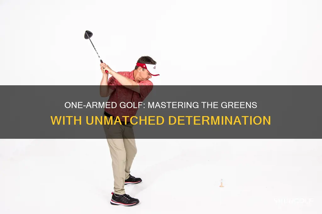 can you play golf with one arm