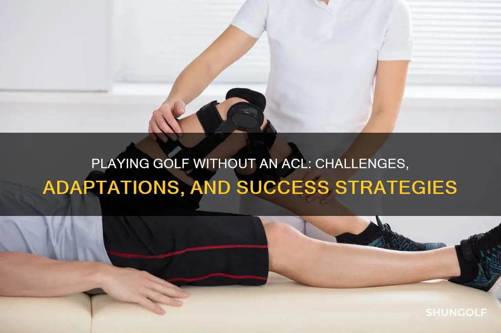 can you play golf without an acl