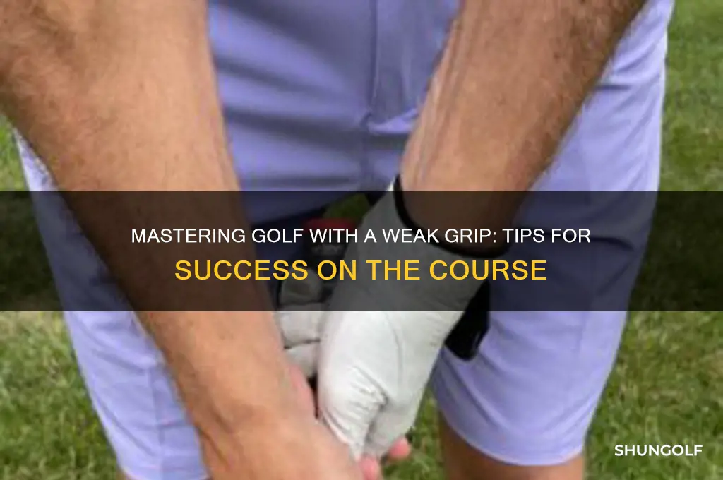 can you play good golf with weak grip
