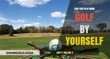 Solo Mini Golf: Enjoying a Round of Putt-Putt by Yourself