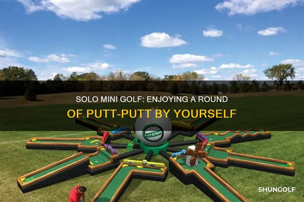 can you play mini golf by yourself