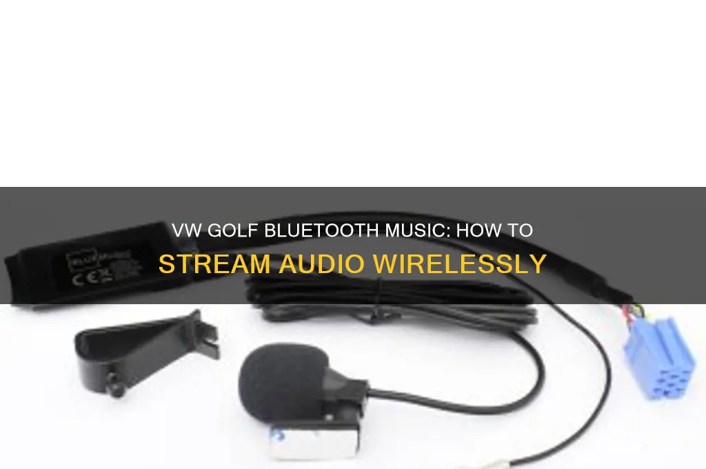 can you play music thru bt on the vw golf