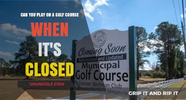 Playing Golf on Closed Courses: Risks, Rules, and Consequences Explained