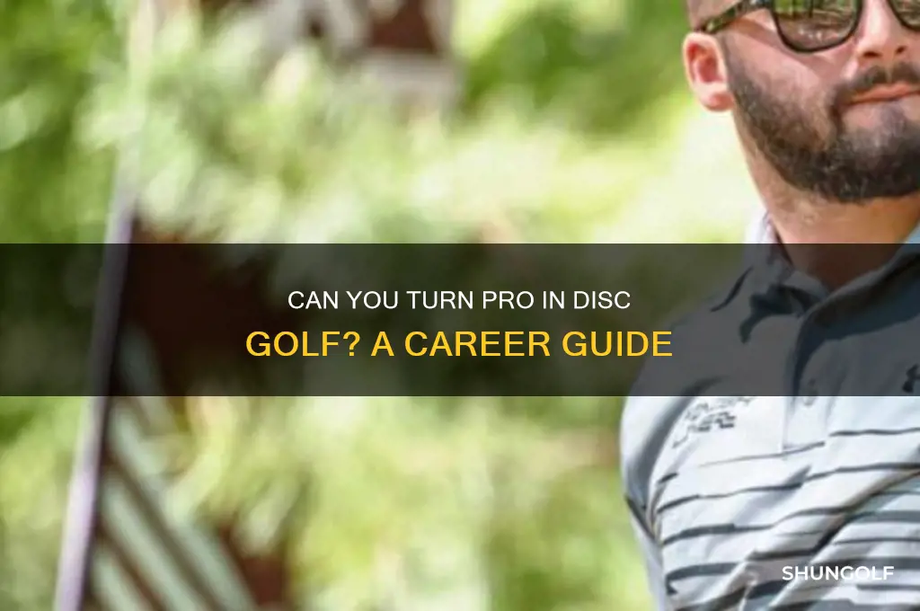 can you play professional disc golf
