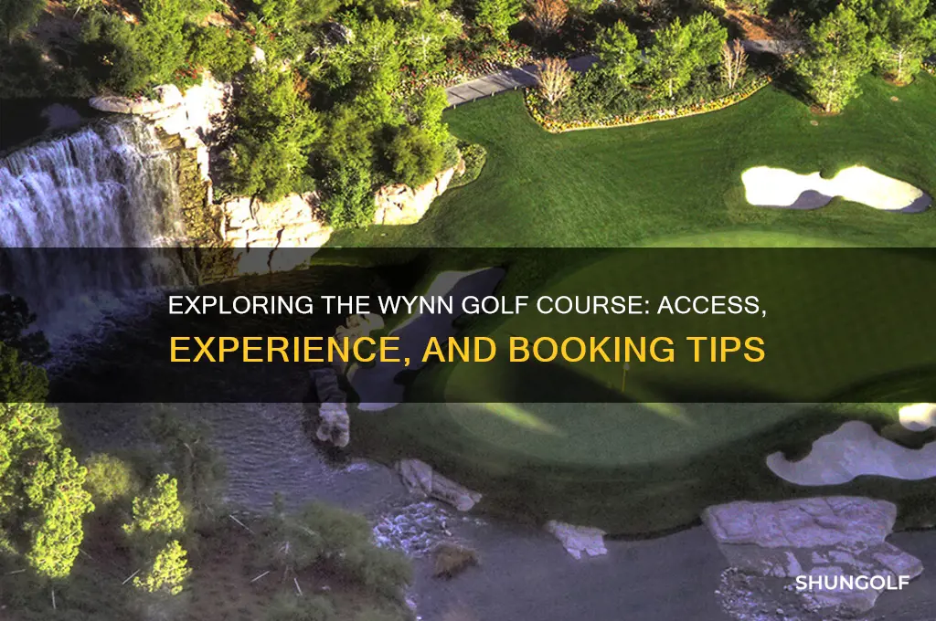 can you play the wynn golf course