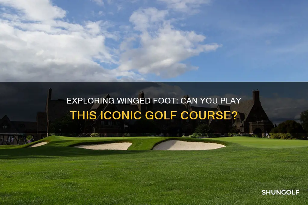 can you play winged foot golf course