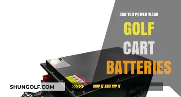 Power Washing Golf Cart Batteries: Safe or Risky Maintenance Tip?