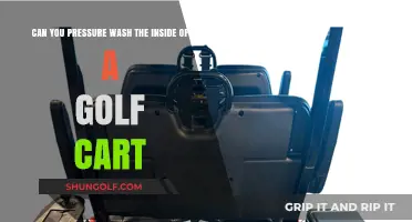 Pressure Washing Golf Cart Interiors: Safe or Risky Cleaning Method?
