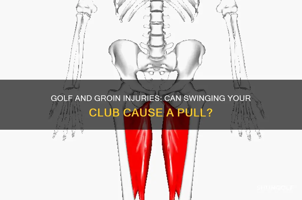 can you pull your groin playing golf