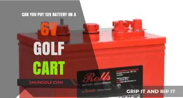Can a 12V Battery Safely Power Your 6V Golf Cart?