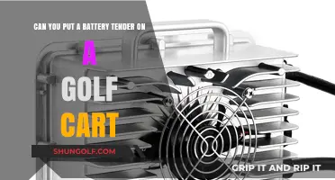 Can You Use a Battery Tender on Your Golf Cart?