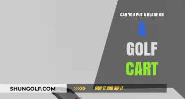 Can You Attach a Blade to a Golf Cart? Safety and Legal Insights