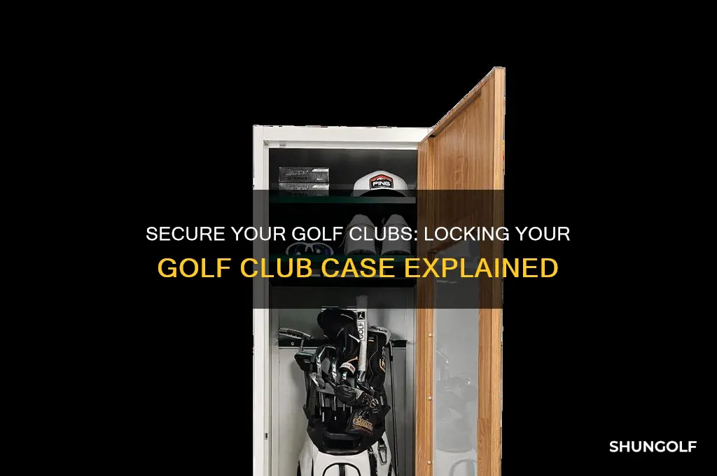 can you put a lock on golf club case