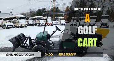 Can You Plow Snow with a Golf Cart? Here's How