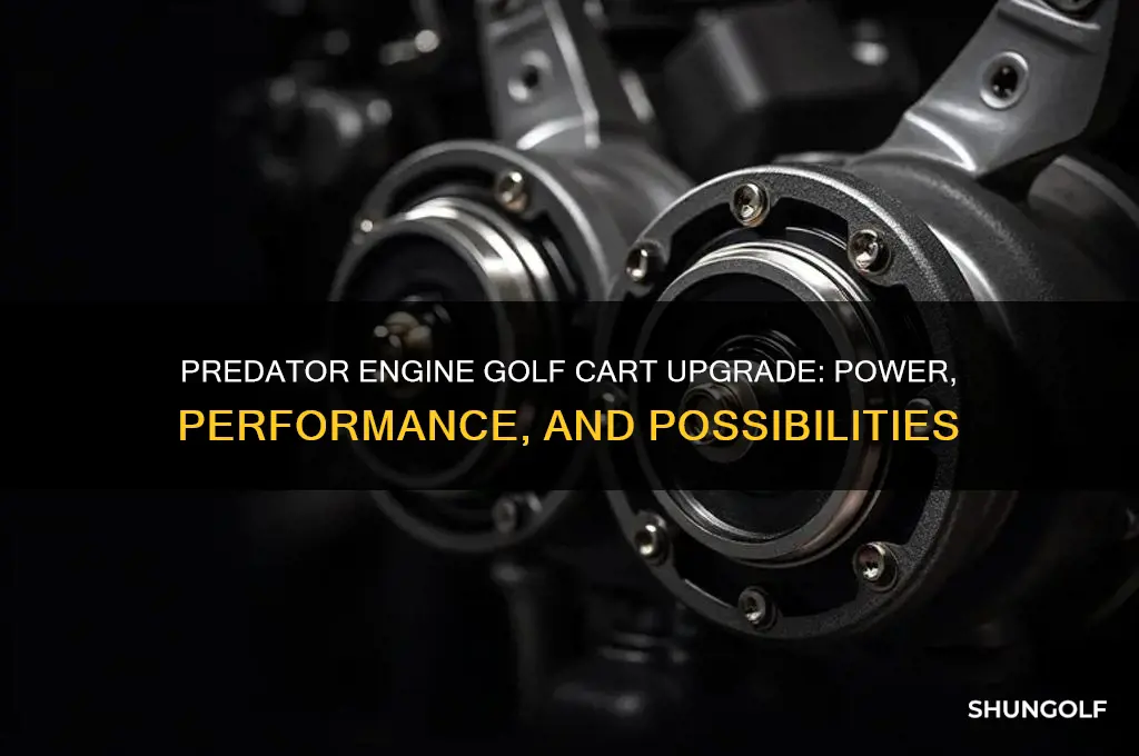 can you put a predator engine in a golf cart