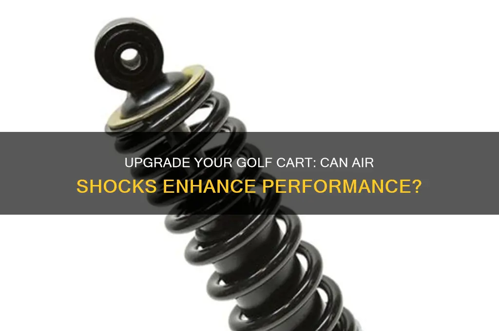 can you put air shocks on a golf cart