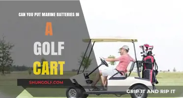 Marine Batteries in Golf Carts: Compatibility and Performance Explained