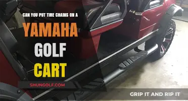 Can You Safely Install Tire Chains on a Yamaha Golf Cart?