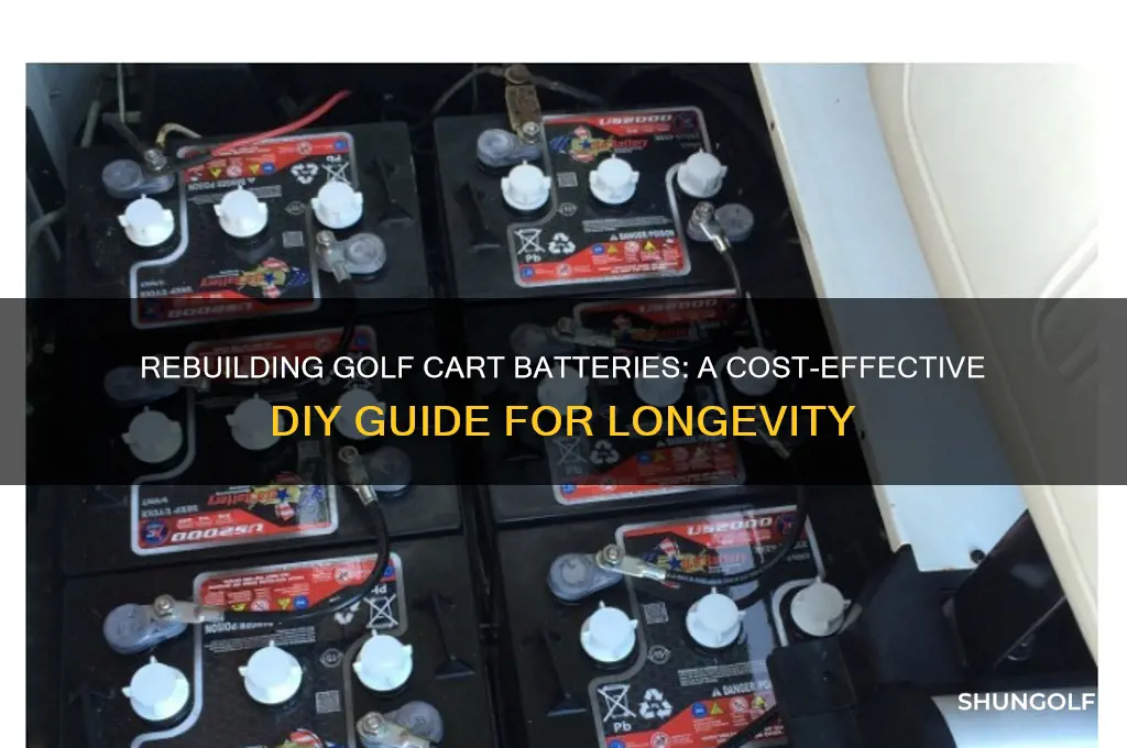 can you rebuild golf cart batteries