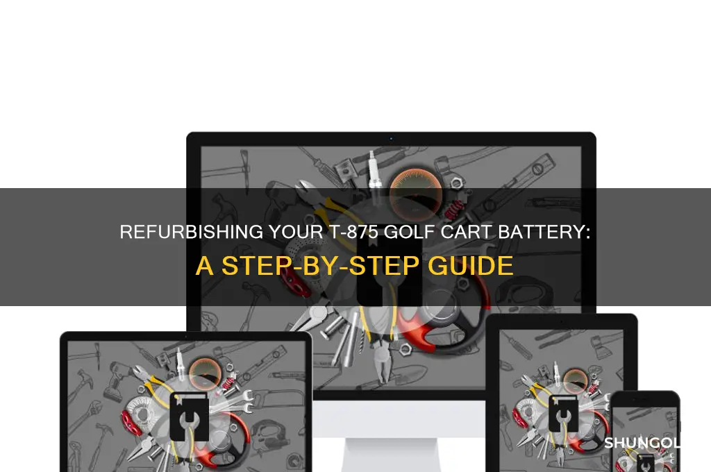 can you refurbish t 875 golf cart battery