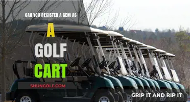 Registering a Gem as a Golf Cart: Legalities and Practicalities Explained