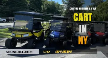 Registering a Golf Cart in NY: Legal Requirements and Process