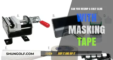 Regripping Golf Clubs with Masking Tape: A DIY Solution or Mistake?