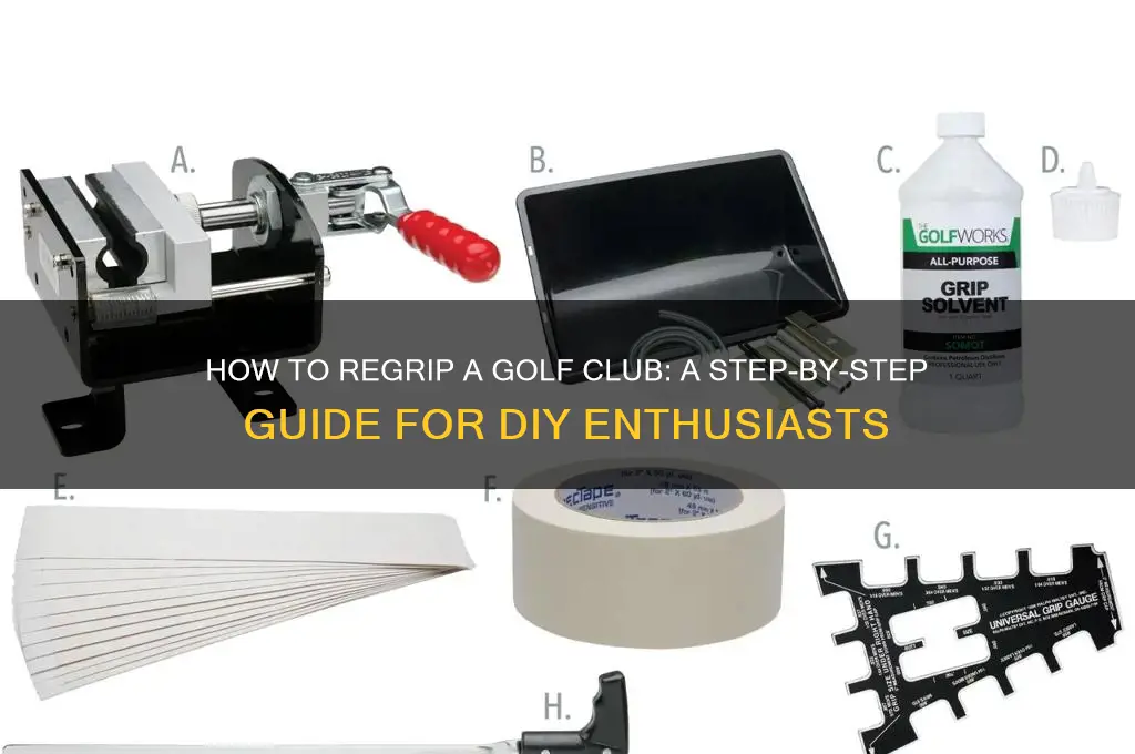 can you regrip a golf club