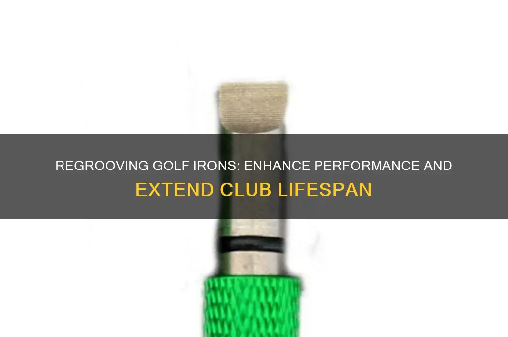 can you regroove your golf club irons