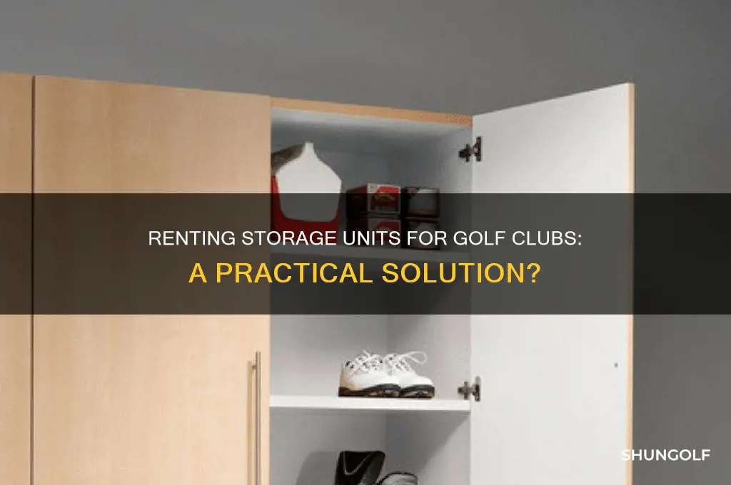 can you rent a storage unit just for golf clubs