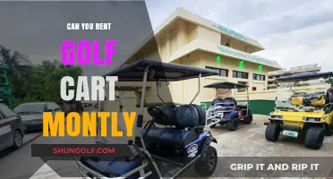 Monthly Golf Cart Rentals: Cost-Effective Options for Long-Term Use