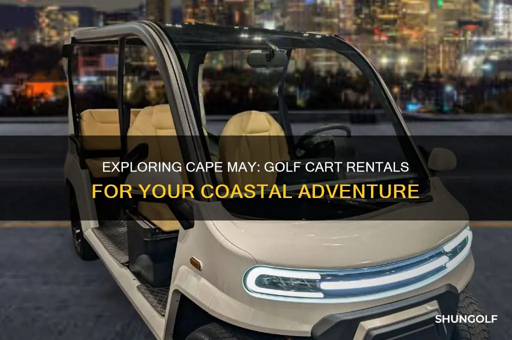 can you rent golf carts cape may nj
