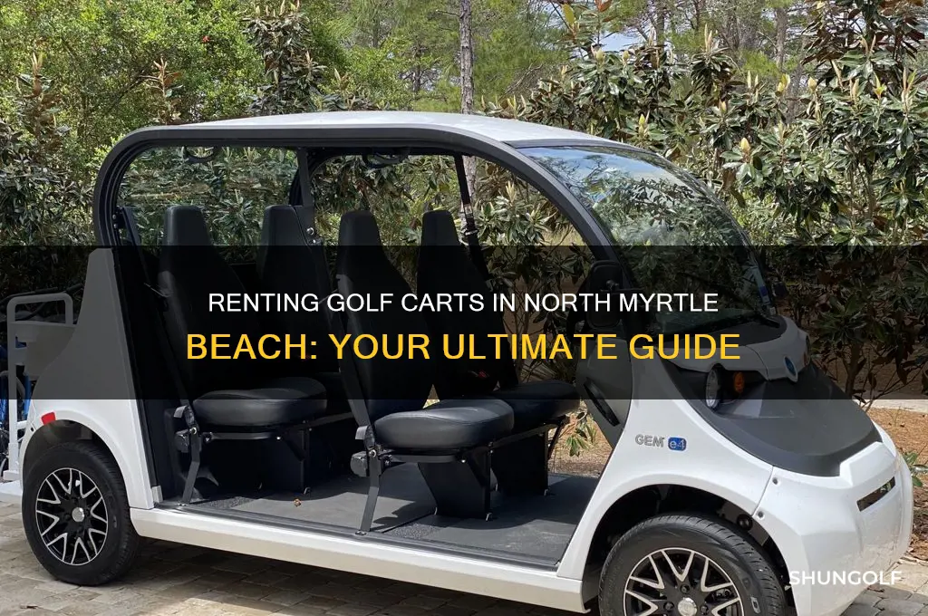 can you rent golf carts in north myrtle beach