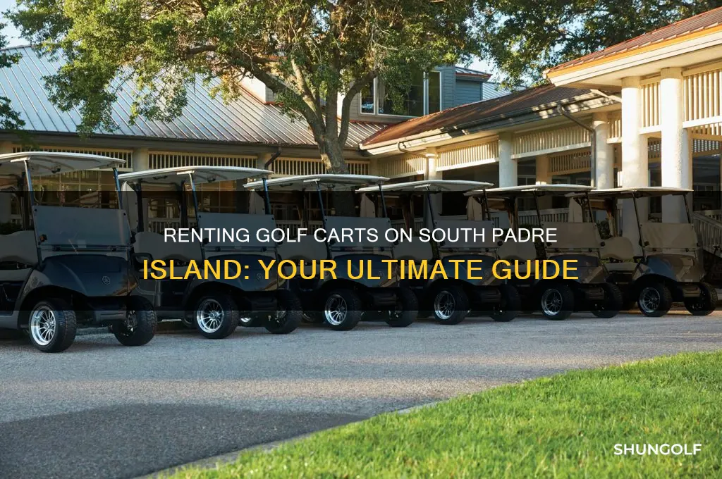 can you rent golf carts in south padre island
