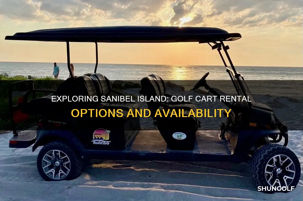 can you rent golf carts on sanibel island